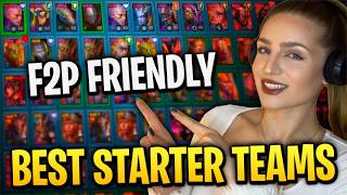 BEST F2P STARTER TEAM! Build This Team Day 1 - Easy Campaign and Dungeons Clear! Raid Shadow Legends