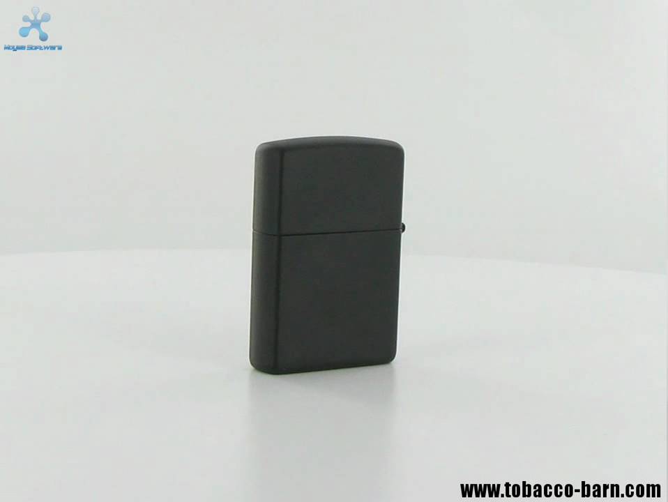 Black Zippo w/ Red Line YouTube