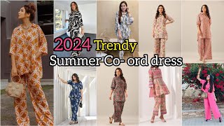 2024 top trendy summer Co ord dress design ideas for girls #viral #yt #azkalifestyle #1million