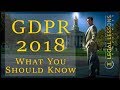 General Data Protection Regulation 2018
