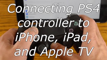 Connecting the PS4 Controller to your iPhone, iPad, or Apple TV