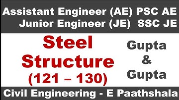 Design Of STEEL Structure (121-130) Gupta & Gupta |