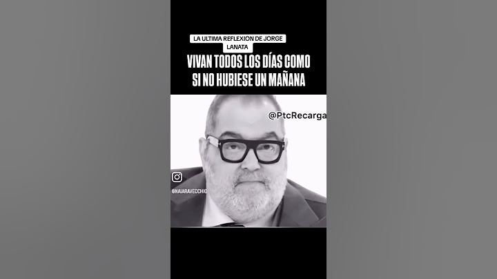 La última reflexión de Jorge Lanata