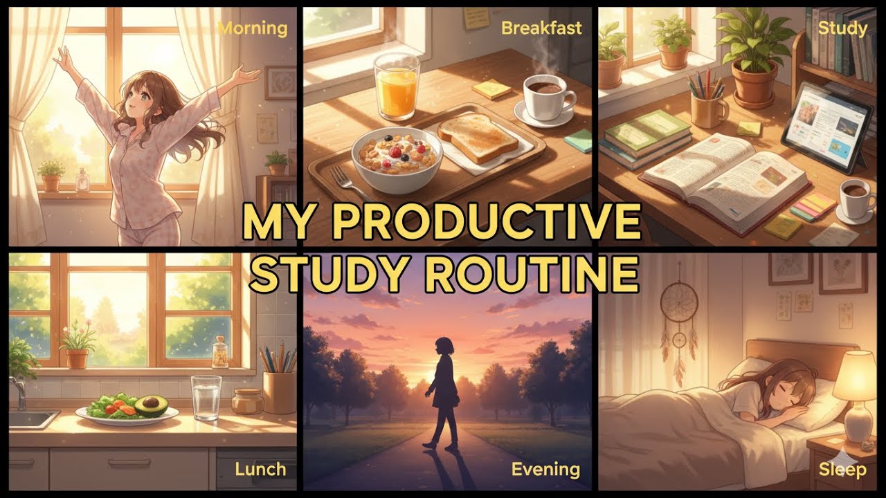 My Realistic 24-Hour Study Routine 🕒📚🕰️ | Simple & Consistent Plan💫 ...