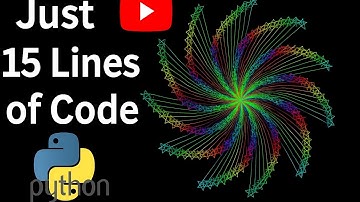 🐍🌈 Mind-Blowing Turtle Art in Just 15 Lines of Python Code! #coding #python  @Codewith_kuldip