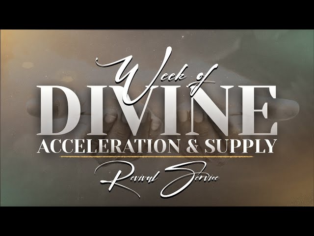 THE WEEK OF DIVINE ACCELERATION & SUPPLY ||  REVIVAL SERVICE - 04.10.2023 || LIFE CHURCH LIMURU
