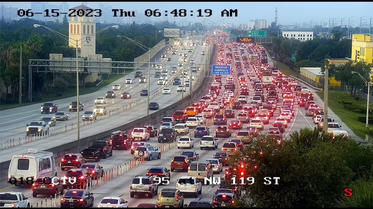 Incrementa el tráfico en Miami en 30% desde 2021 habiéndola entre las más congestionadas del mundo