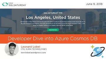 Learning Azure Cosmos DB with Lenni Lobel - SQL Saturday Los Angeles
