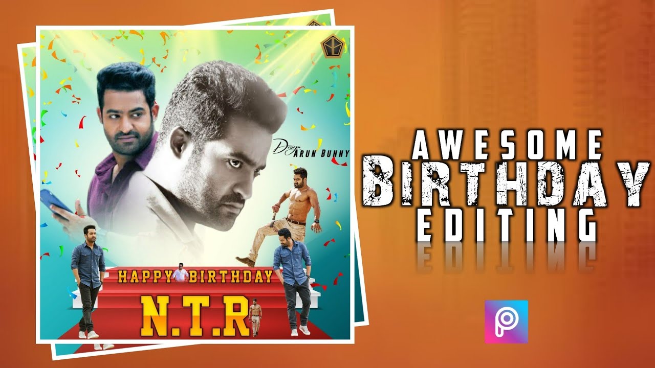 NTR Birthday Photo Editing in PicsArt || How to Edit NTR Birthday Photo || Arun Adda
