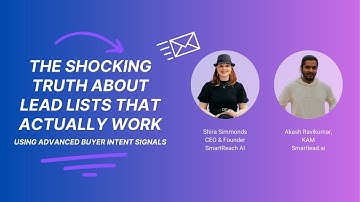 The Shocking Truth About Lead Lists That Actually Work with Shira Simmonds & Smartlead