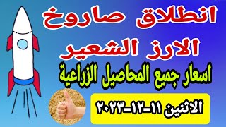 اسعار الارز الشعير اليوم اسعار الارز الابيض ومخلفات الارز واسعار الذرة والصويا اليوم