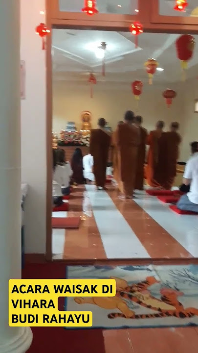puja bakti acara waisak di vihara budi rahayu wonosobo #agama #vihara