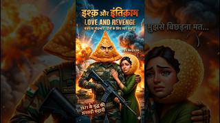 समोसा सैनिक की प्रेम कहानी 🇮🇳🥺 | War Love Story Animation | Samosa vs Enemy Army #shorts