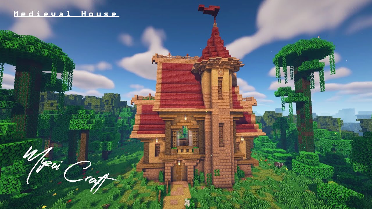 Minecraft How to Build a Medieval Fantasy House 02 