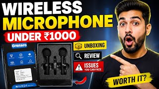 Wireless Microphone under 1000.#grenaro #grenaromic #WirelessMicrophone #MicReview #BudgetMic #civil