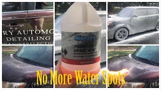 How to prevent water spots | Black paint in direct sunlight