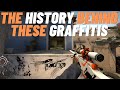 THE HISTORY BEHIND THE PRO GRAFFITIS [CS:GO]
