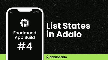 List States in Adalo (foodmood app build #4)