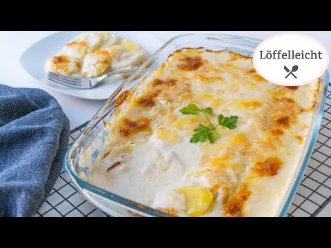 Video: Kartoffelauflauf Mit Weißer Soße