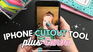 📲 The iPhone cutout tool plus #Canva app is a game changer! #productivityhack screenshot 3