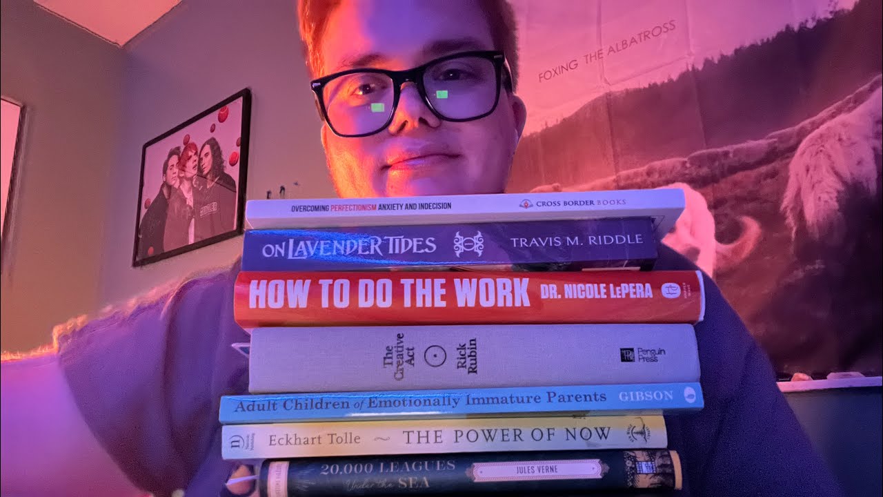 Asmr Book Stack ASMR Book Haul + Recommendations | My First ASMR Video!! - YouTube