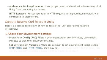 Understanding the Unity Error - Curl Error Limit Reached: 100 Consecutive Messages Printed