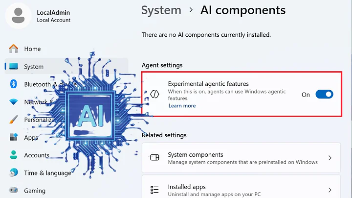 AI OS: Microsoft Adds "Agentic Features" Toggle to Windows 11!