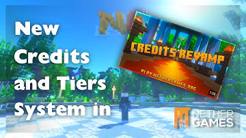 New Credits and Tiers System in Nethergames Server...