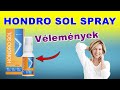 HONDRO SOL Spray Hondro Sol Vélemények Gyakori Kérdések Hondro Sol Spray Ára