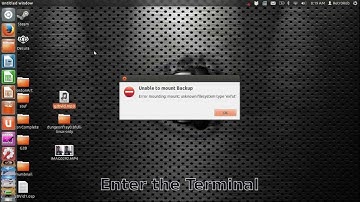 Ubuntu Help: Fix the error unknown filesystem type 
