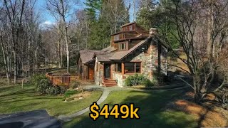 New Jersey Private Cottage Tour | $449k | 3.1 acres | 3 beds | 2 baths | Bubbling Stream