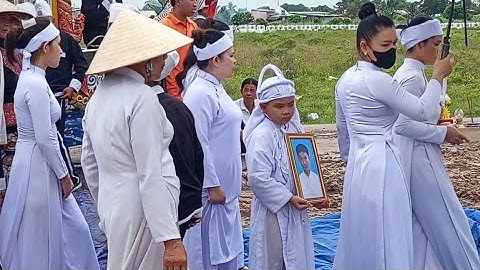 Nhìn cảnh con thơ, đưa tiễn cha mà không khỏi xót xa, nguyễn hữu lợi 41 tuổi, đạo cao đài 