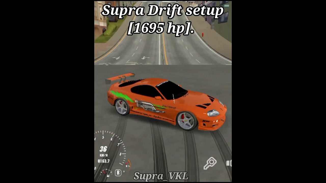 Brain o conner' paul walker supra Mk4 smooth drift setup 🥵 reverse drift in city 1 