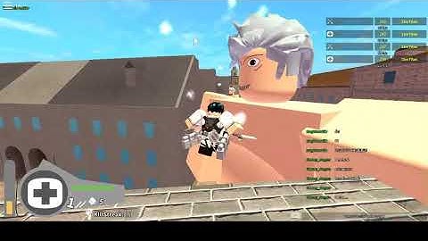 I DROPPED 20 KILL STREAK WITH NO MOUSE (AOT Downfall ROBLOX)