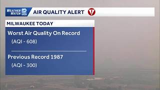 Worst air quality on record in Milwaukee