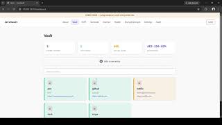 Zero Dependencies hackathon project video. Team: ZEROVAULT