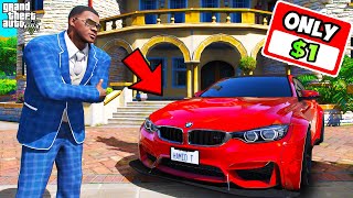 Franklin Buying EVERYTHING For $1 in GTA 5 | SHINCHAN and CHOP