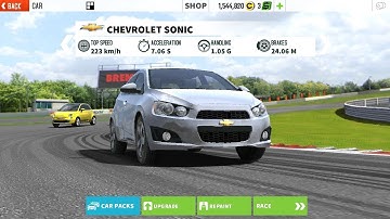 Chevrolet sonic GT Racing 2: The Real Car Experience