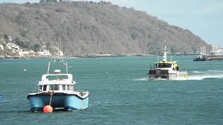 Gallows Point crew transfer vessel near Menai Bridge Pier