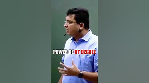 The Power of IIT Degree💪 || NV Sir Shorts #iit #shorts #ytshorts