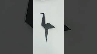 origami paper flamingo ?#shorts #art #craft #shortsviral #ytshorts