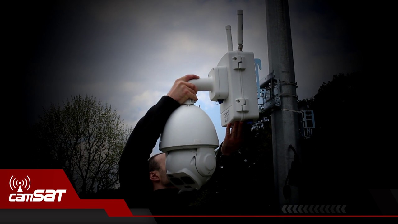 Montaż kamery mobilnej CAMSAT -  iCAM i iConstructionCAM