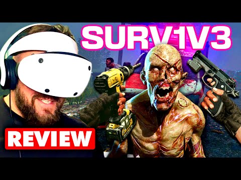 SURV1V3 on PSVR2 is the Best CO-OP Zombie Survival VR Game - SURV1V3 PlayStation VR2 Review