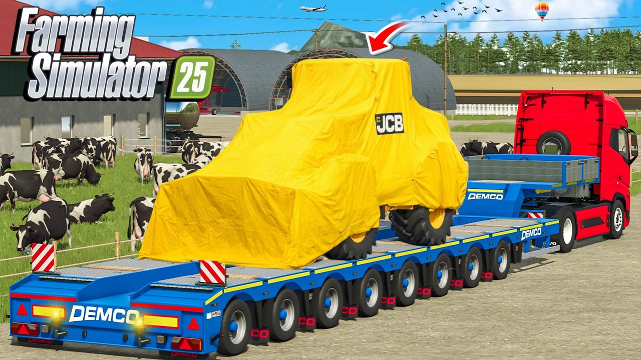 UNBOXING the BIGGEST LOADER EVER! 1000 COW MEGA FARM | Farming Simulator 25