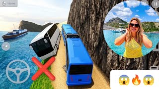 Bus Simulator 3D Game 😱🔥 Bus Simulator gameplay | Offroad Bus Driving Simulator Passenger screenshot 3