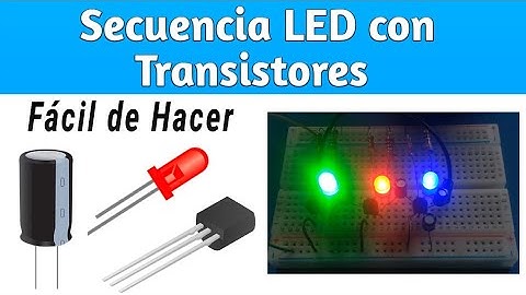 🔥Secuencia LED con Transistores en Protoboard