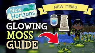 Animal Crossing New Horizons: GLOWING MOSS DETAILS (New Items & Everything Thing You Should Know)