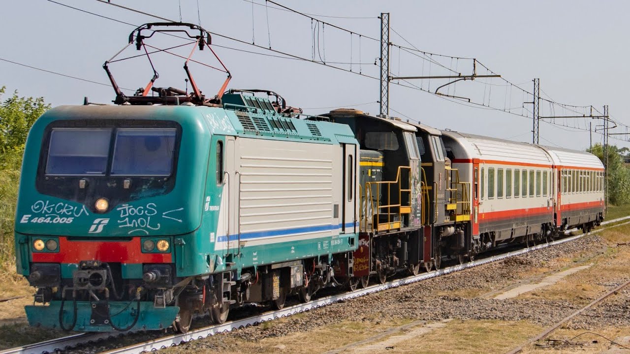 Trasferimento da RIMINI a PALERMO a cura della E464 005