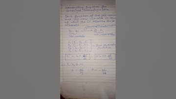 Generating function for Canonical Transformation|| Classical Mechanics #csirnet #shortvideo