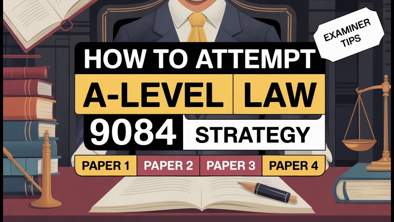 How Attempt Paper A-Level Law 9084: How to Attempt Paper 1, 2, 3 & 4 (Examiner Tips ...